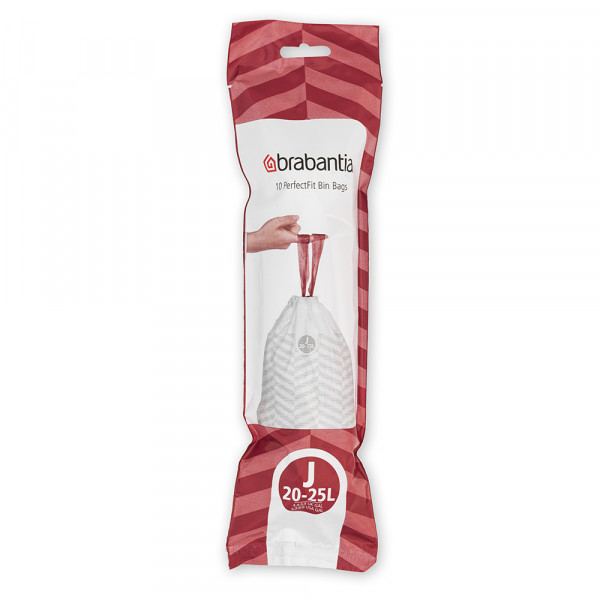 Sac de gunoi Brabantia PerfectFit Sort&Go/Bo dimensiune J, 20-25L, 10 bucăți, rolă 1005586