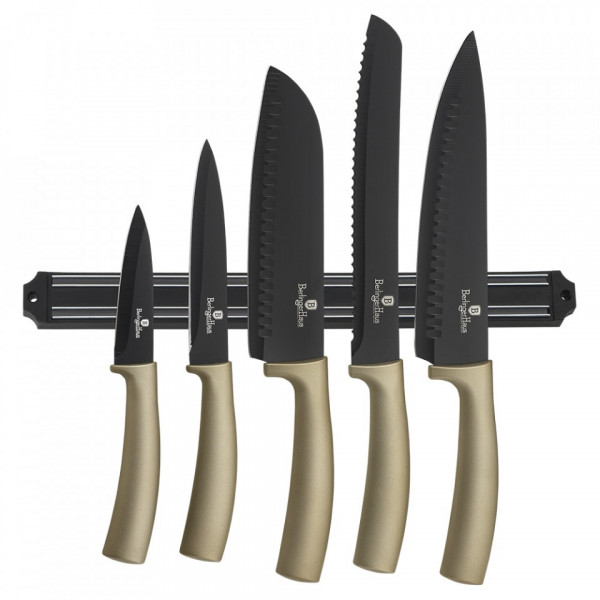 Set cutite otel inoxidabil (6 piese) Carbon Metallic Line Berlinger Haus BH 2398