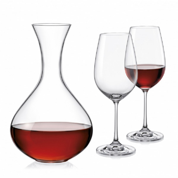Set decantor si 2 pahare Bohemia Royal Viola 450ml 1007031