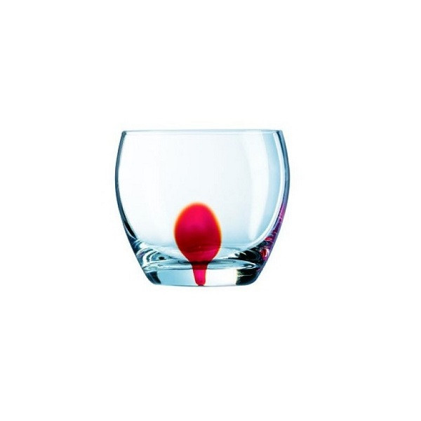 Set pahare LUMINARC DRIP RED, 310 ml, 4 buc 646693