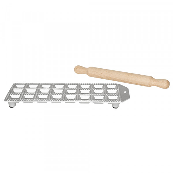 Aparat pentru ravioli Eppicotispai 24 buc. 32x32 mm + sucitor 651223