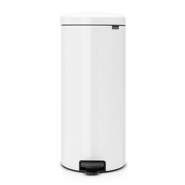 Coș de gunoi cu pedală Brabantia NewIcon 30L, Alb 649049