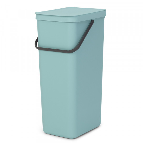 Coș de gunoi pentru colectare separată Brabantia Sort&Go 40L, Mint 1004142
