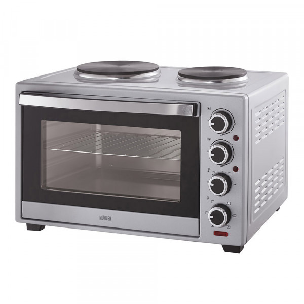 Mini aragaz Muhler MN-3819S, argintiu 1003533