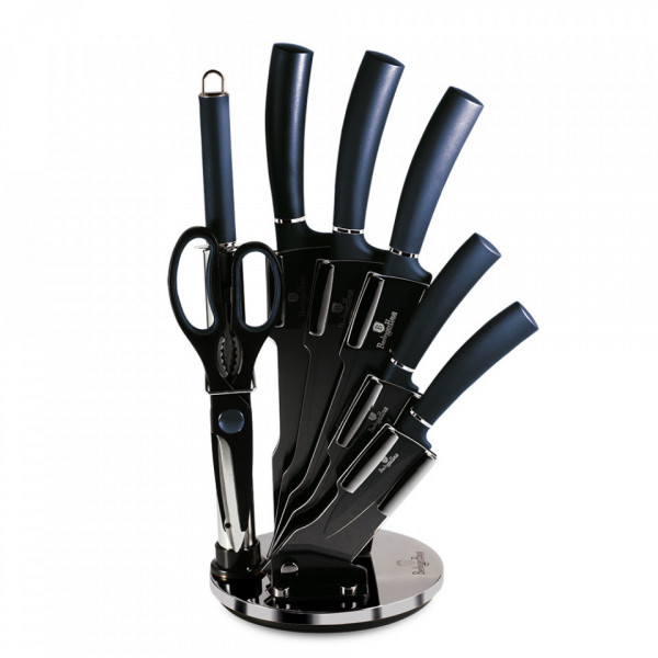 Set cutite otel inoxidabil (8 piese) Metallic Line Aquamarine Edition Berlinger Haus BH 2564