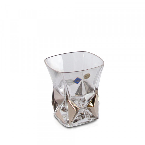 Set pahare de whisky Bohemia 1845 Pyramida Platinum 280ml, 6 buc. 1005762