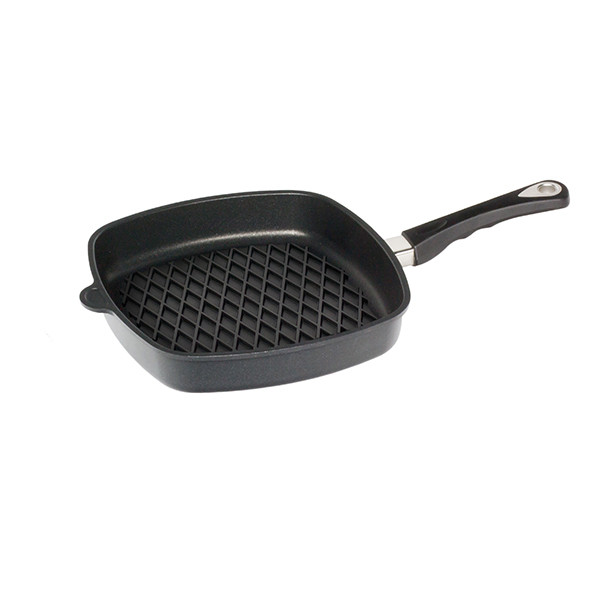 Tigaie pentru gratar AMT 28x28cm, inaltime 5cm, inductie 651377