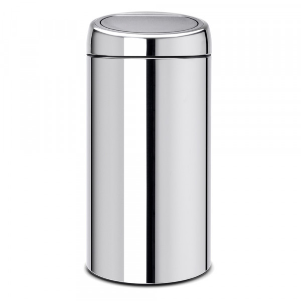 Coș de gunoi Brabantia Touch Bin 2x20L, Brilliant Steel 647202