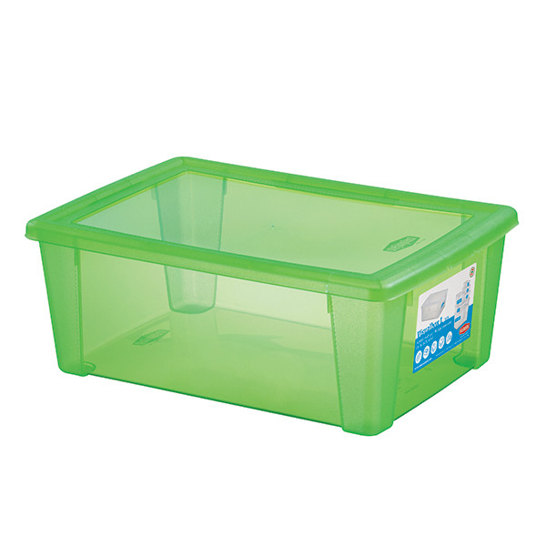 Cutie universala Stefanplast Visual Box L, 10L, verde 646557