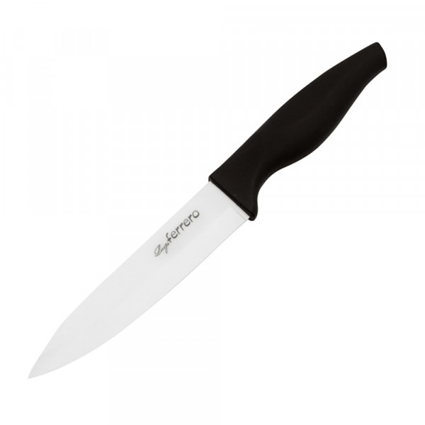 Cuțit Luigi Ferrero FR-1705C 13cm, ceramică, negru 104914
