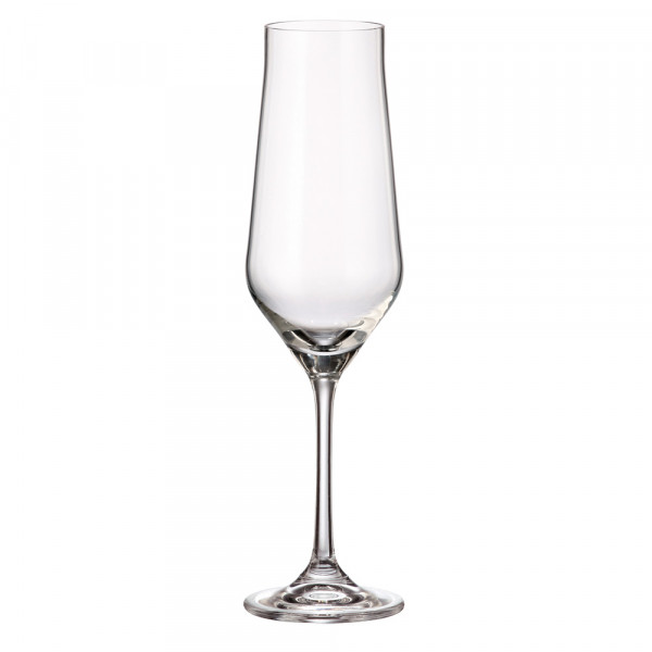 Set pahare de sampanie Bohemia Royal Lida 220ml, 6 bucati 1006056