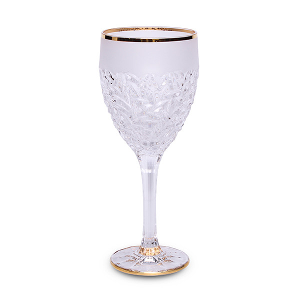 Set pahare de vin Bohemia Nicolette Gold Matt, 6 buc., 320 ml 1000271