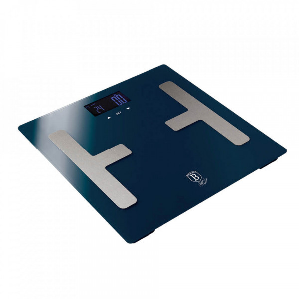 Cantar digital greutate corporala Aquamarine Metallic Line BerlingerHaus BH 9101