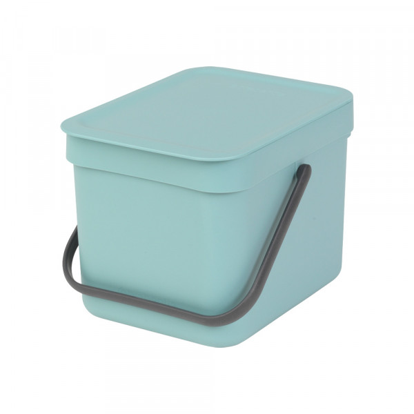 Coș de gunoi Brabantia Sort&Go 6L pentru colectare separată, Mint 648971