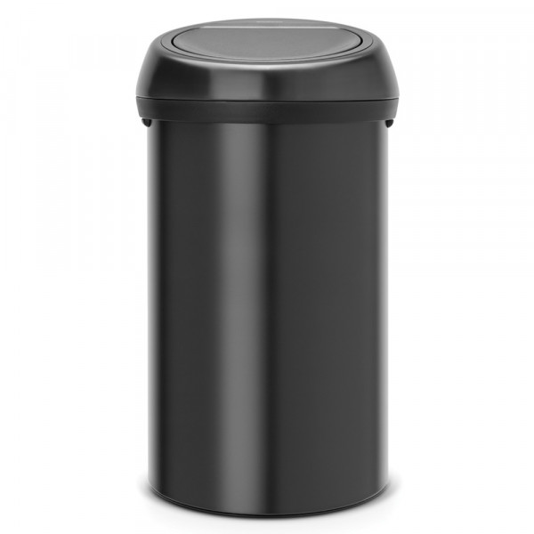 Coș de gunoi Brabantia Touch Bin 60L, negru mat 647252