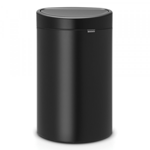 Coș de gunoi Brabantia Touch Bin New 40L, negru mat 649733