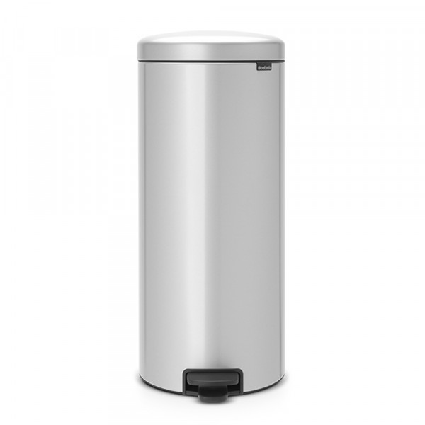 Coș de gunoi cu pedală Brabantia NewIcon 30L, gri metalic 649058