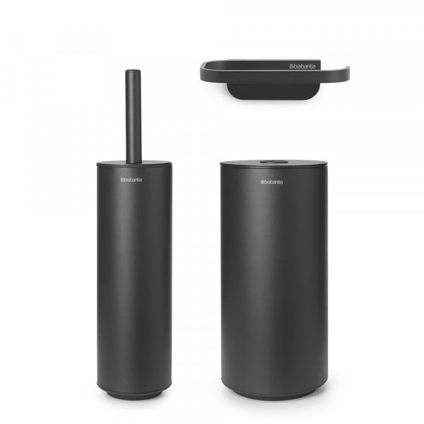 Set accesorii WC Brabantia MindSet Mineral Infinite Grey 3 piese 1005678