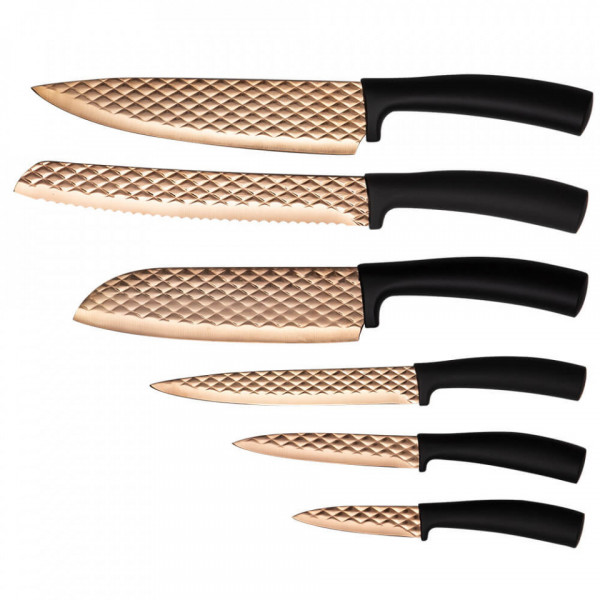 Set cutite (5 piese) Rose Gold Metallic Line BerlingerHaus BH 2612