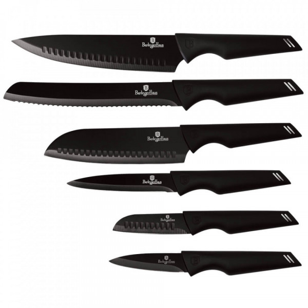 Set cutite (6 piese) Black Silver Collection BerlingerHaus BH 2594