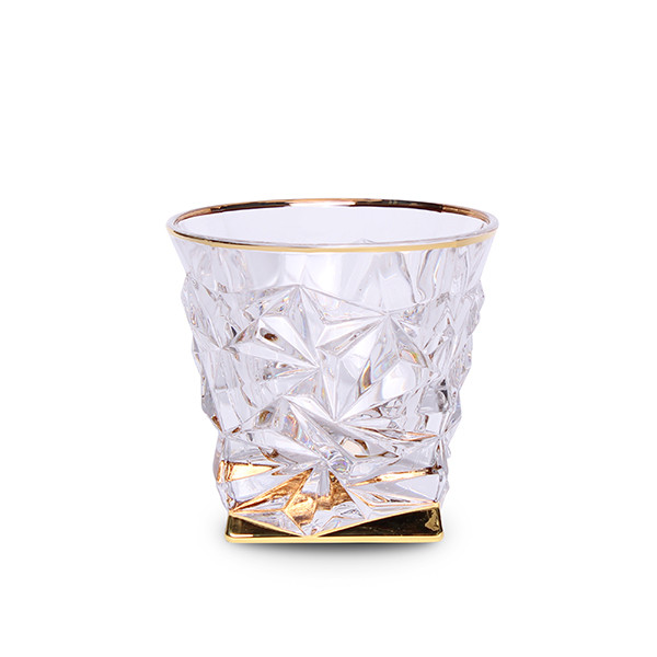 Set pahare de whisky Bohemia Glacier Gold, 6 buc., 350 ml 1000283