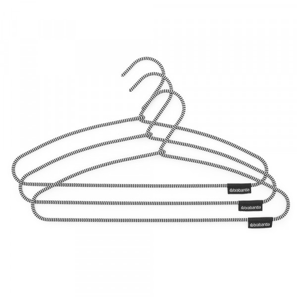 Set umerase cauciucate Brabantia Negru/Alb 3 piese 1005663