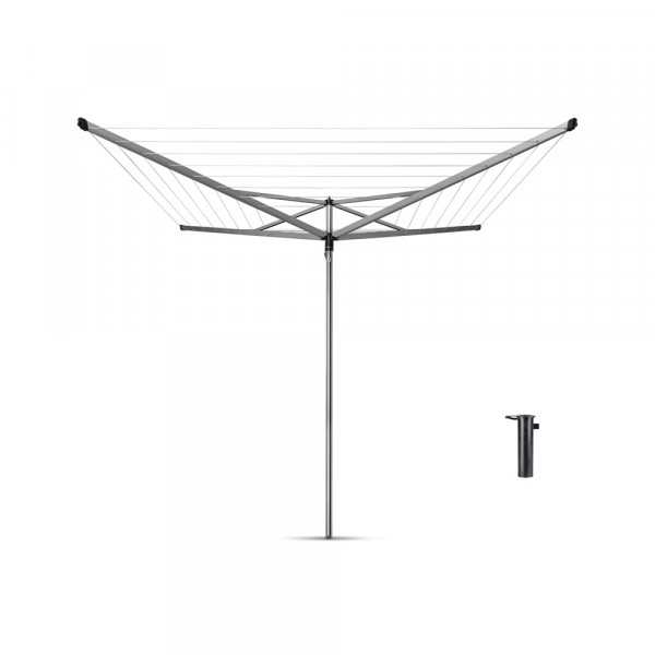 Uscator rufe exterior Brabantia Essential 40m, ancora pentru betonare 90300257