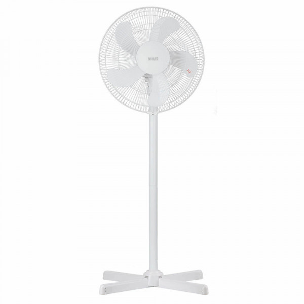 Ventilator 16" Muhler FMN-165, în picioare, alb 1003830