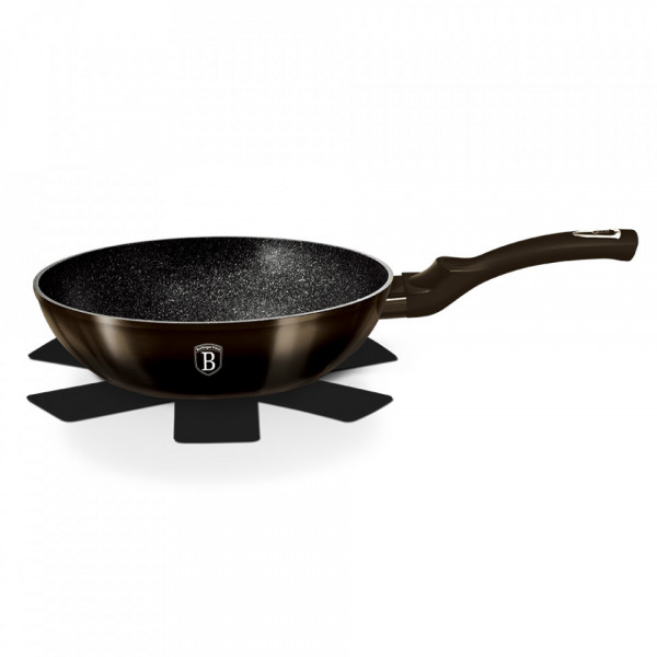Wok 28 cm Metallic Line Shiny Black Edition Berlinger Haus BH 6610