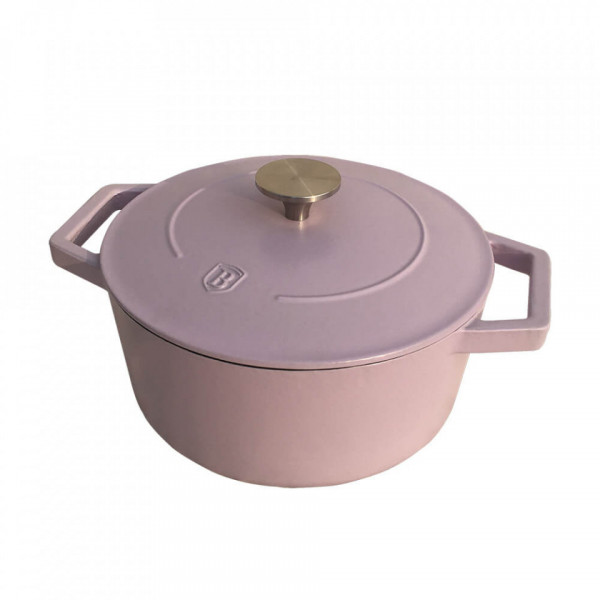 Oala cu capac 24 cm din fonta Strong Mold Seria Berlinger Haus BH 1998