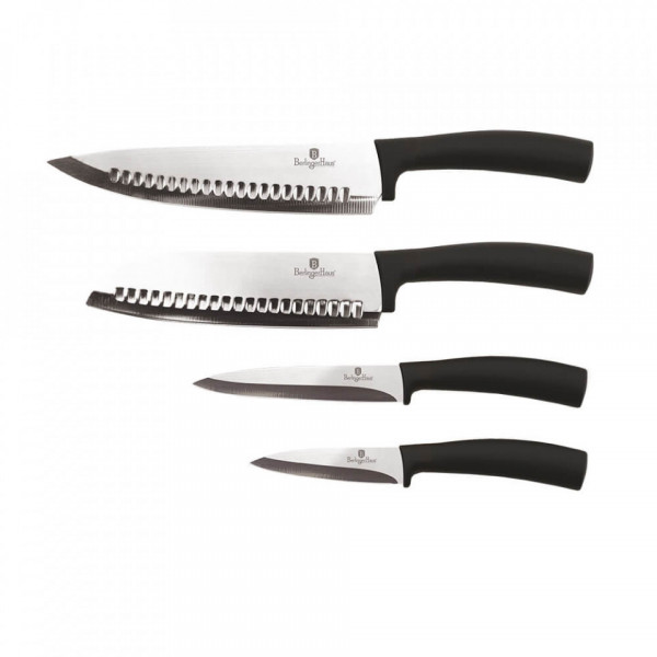 Set cutite (4 piese) Black Silver Collection BerlingerHaus BH 2466