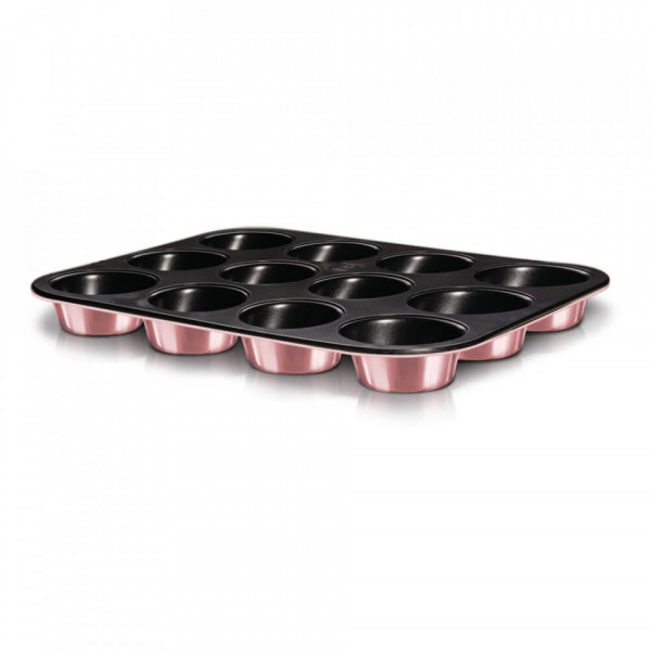 Tava pentru copt 12 briose I-Rose Collection BerlingerHaus BH 6466