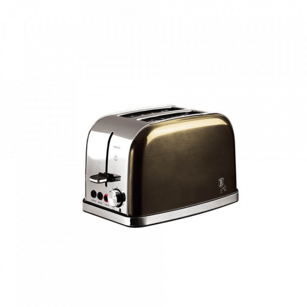 Toaster Metallic Line Shiny Black Edition BerlingerHaus BH 9395