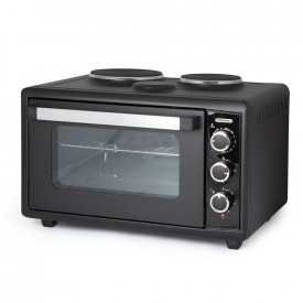 Aragaz cu cuptor Termomax TC50BK, 2 arzatoare, mini, negru 1002712