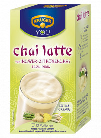 Chai Latte KRUGER ghimbir-lemongrass 10 plicuri x 25g