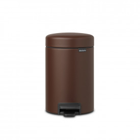 Coș de gunoi cu pedală Brabantia NewIcon 3L, Mineral Cozy Brown 1005525