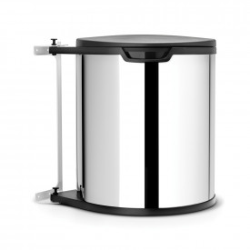 Coș de gunoi încorporat Brabantia de 15 l, Brilliant Steel 647044