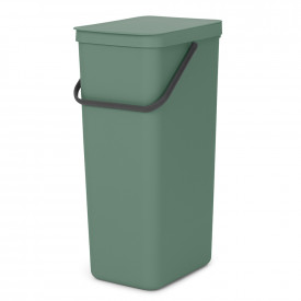 Coș de gunoi pentru colectare separată Brabantia Sort&Go 40L, Verde Brad 1004139