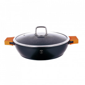 Cratita cu capac 28 cm Granit Diamond Line Berlinger Haus BH 1109N