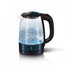 Fierbator electric cu cana din sticla Aquamarine Metallic Collection Berlinger Haus - BH 9079