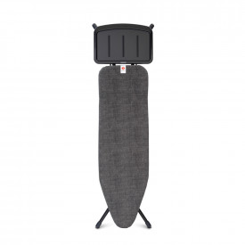 Masa de calcat Brabantia B 124x38cm cu suport pentru generator de abur, Denim Black 1003351