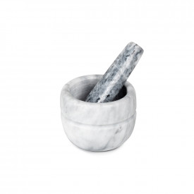 Mojar marmură Luigi Ferrero FR-898GR Ø8,9xH8cm, gri deschis 1004805