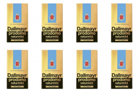 Pachet 8 x Cafea macinata, Dallmayr Prodomo Naturmild, 500g