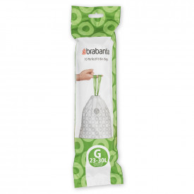 Sac de gunoi Brabantia PerfectFit NewIcon/Touch mărimea G, 23-30L, 10 bucăți, rolă 1005570