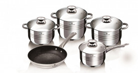 Set oale cu capac din otel inoxidabil (9 piese) Gourmet Line Blaumann BL 3161