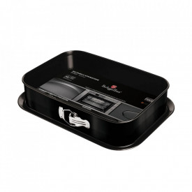 Tava pentru cuptor dreptunghiulara cu pereti detasabili Black Silver Collection BerlingerHaus BH 6622