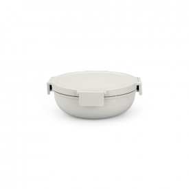 Bol de salată Brabantia Make&Take 1.3L, Gri deschis 1006304