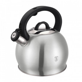 Ceainic din otel inoxidabil cu fluier 3 Litri Silver Line Berlinger Haus - BH 6397