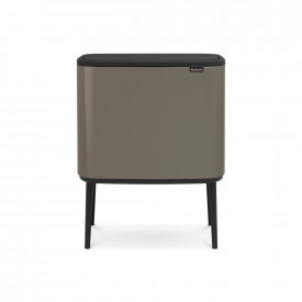 Coș de gunoi Brabantia Bo Touch 36L, Platinum 651105