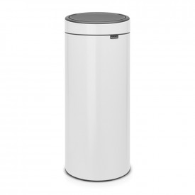 Coș de gunoi Brabantia Touch Bin New 30L, Alb 649999